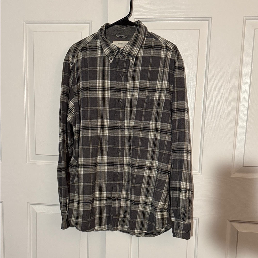 Original Weatherproof Vintage Plaid Button-Down Shirt for Men